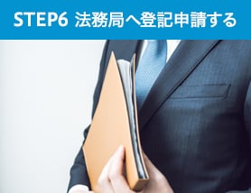 STEP　6　法務局へ登記申請する