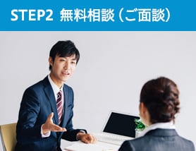 STEP　2　無料相談（ご面談）